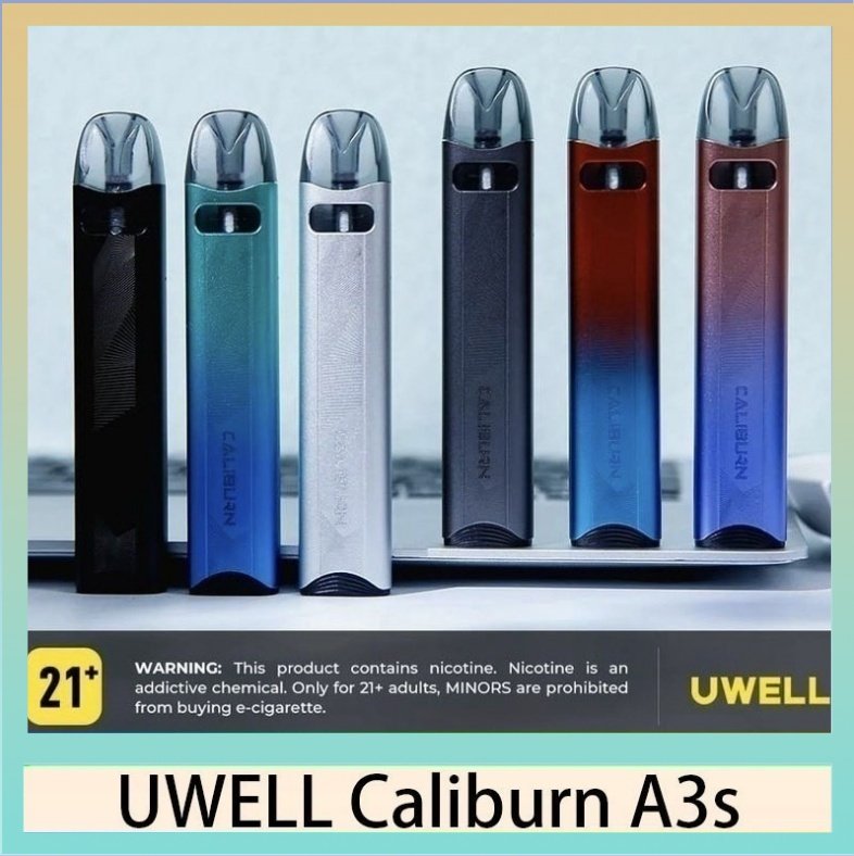 UWELL CALIBURN A3s UWELL Caliburn A3S咖哩棒A3S POD電子煙主機官網評價說明書